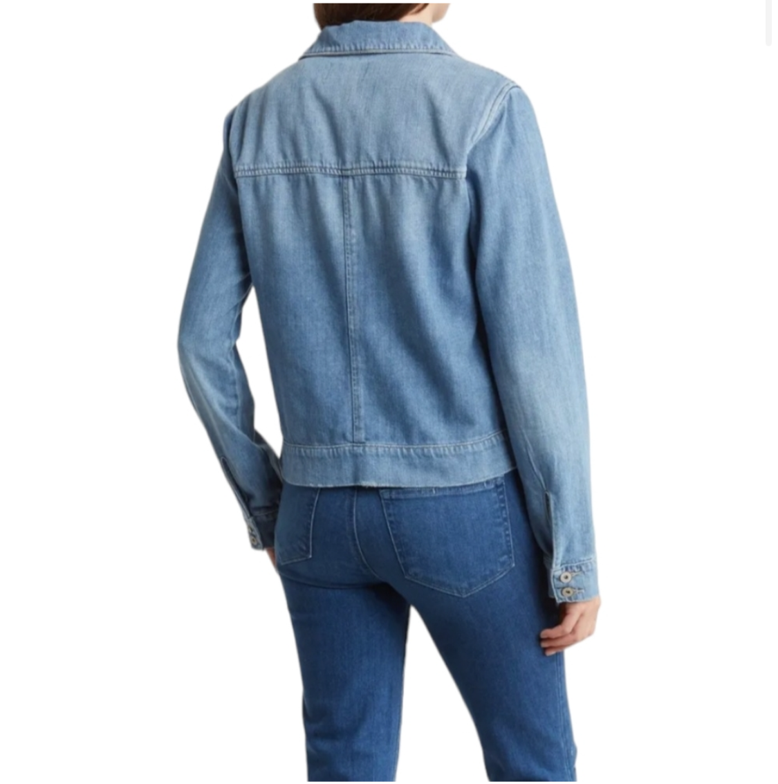 Denim Medium Light Blue Trucker Jacket