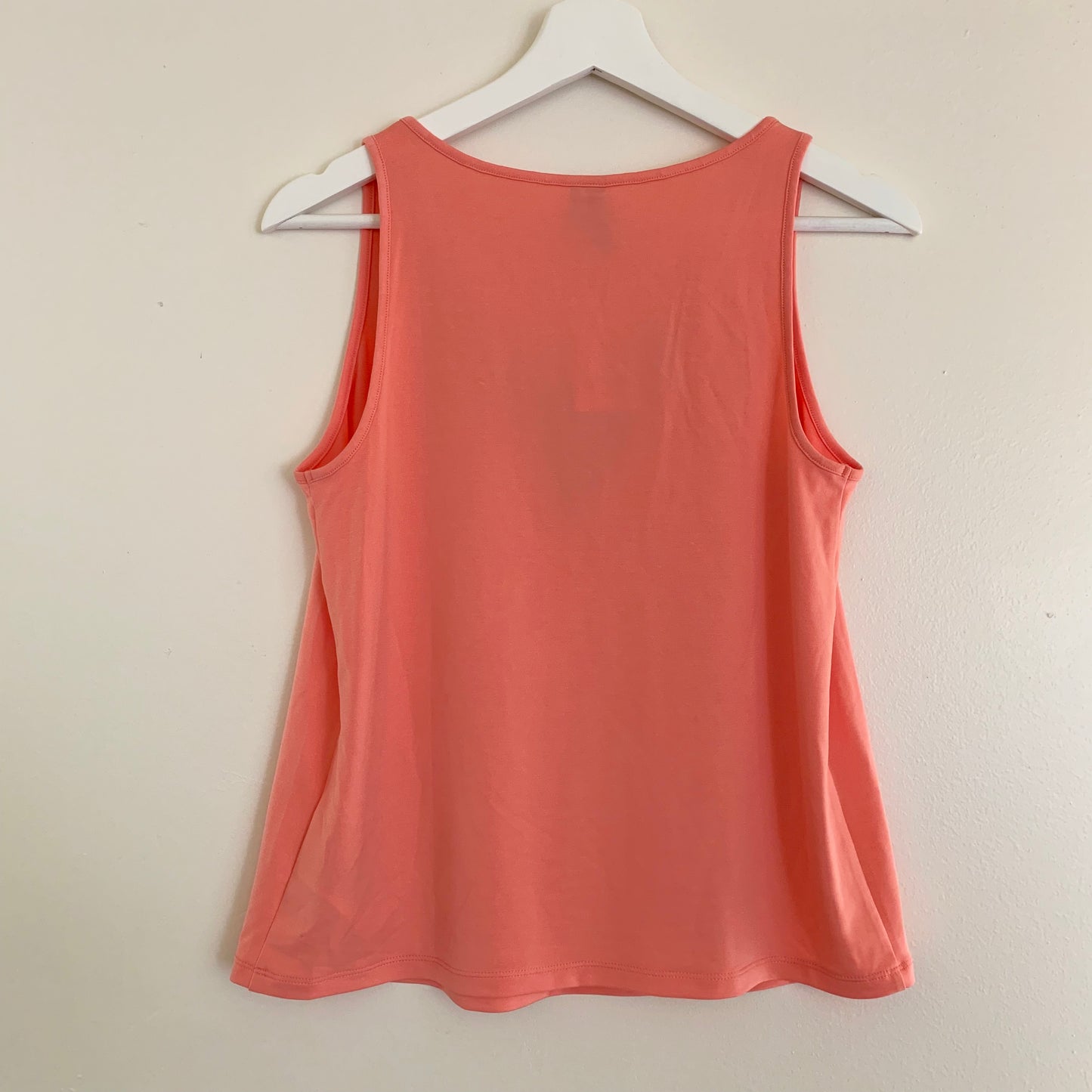 V Neck Coral Sleeveless Tank