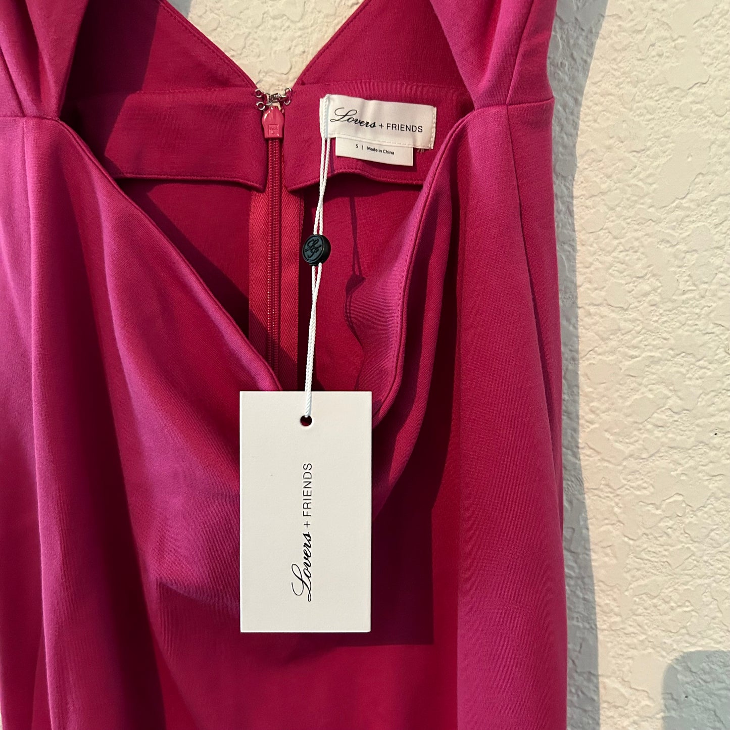 Paxton Magenta Bodycon Midi Dress