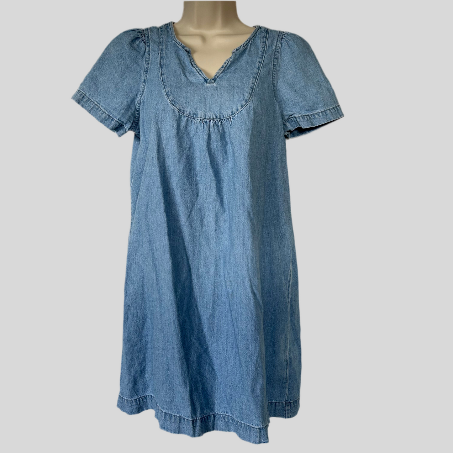Denim Swing Dress in Newsome Wash Jean Blue