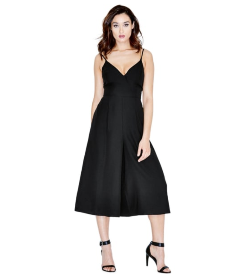 Donda Wide Leg Jumpsuit In Black