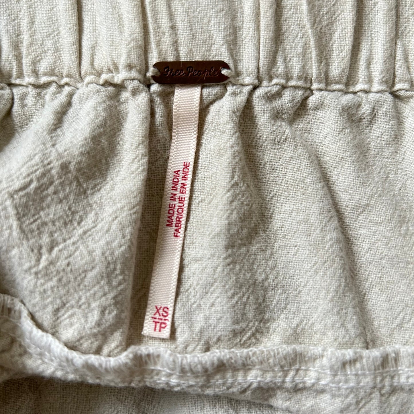 Marisa 100% Cotton Cream Mini Skirt
