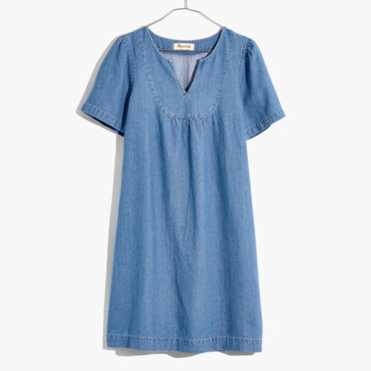Denim Swing Dress in Newsome Wash Jean Blue