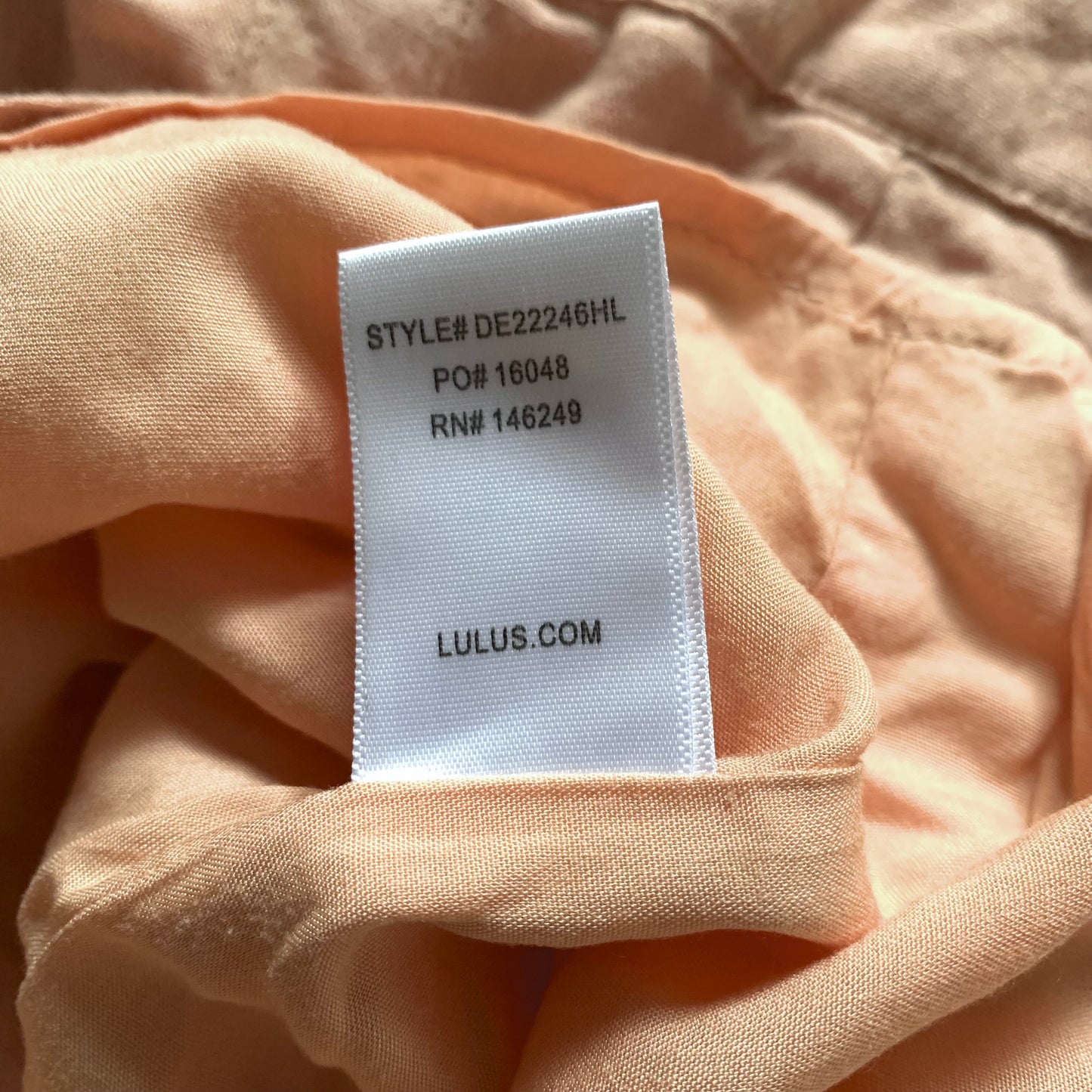 Make You Mine Peach Orange Strapless Mini Dress