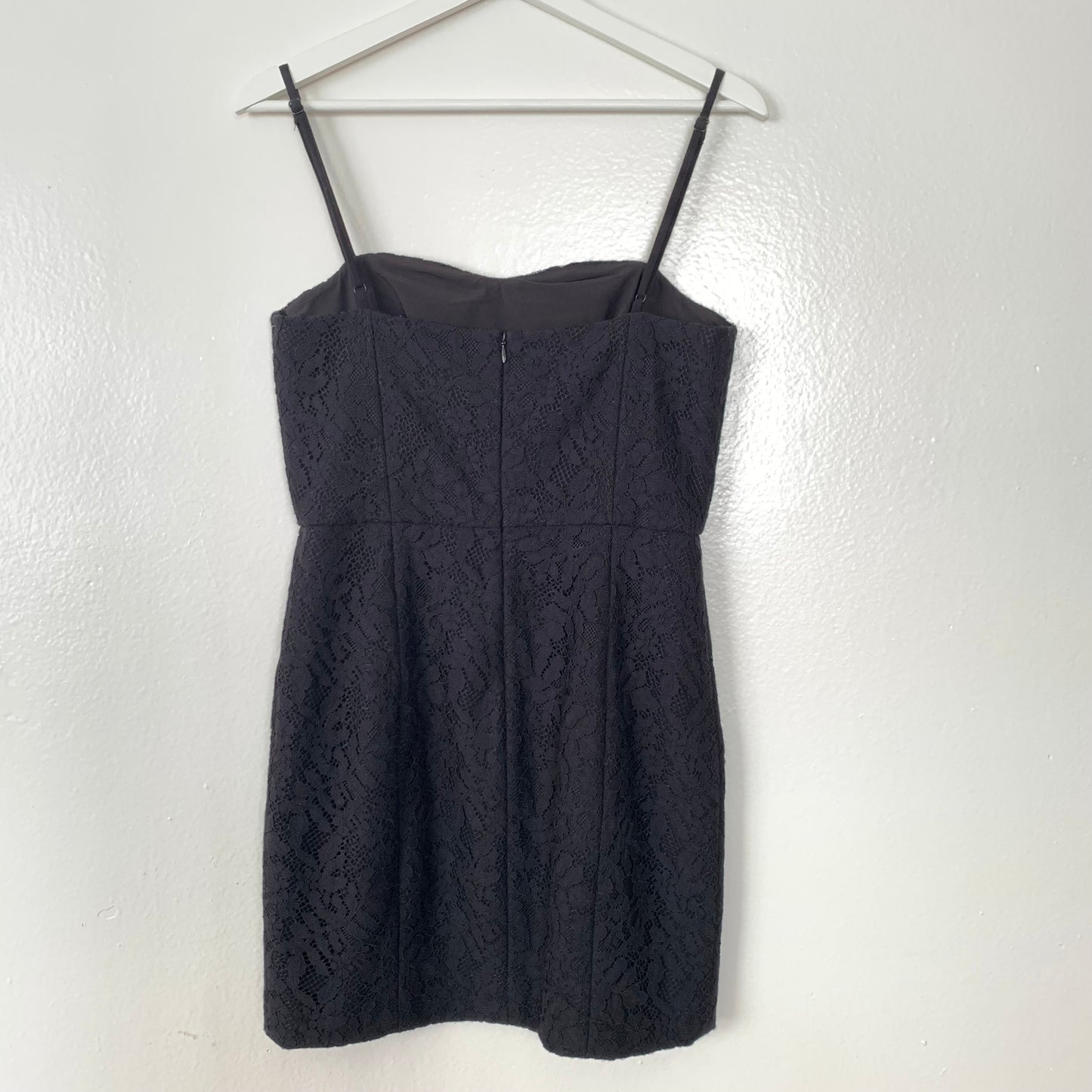 Black Lace Sheath Mini Dress
