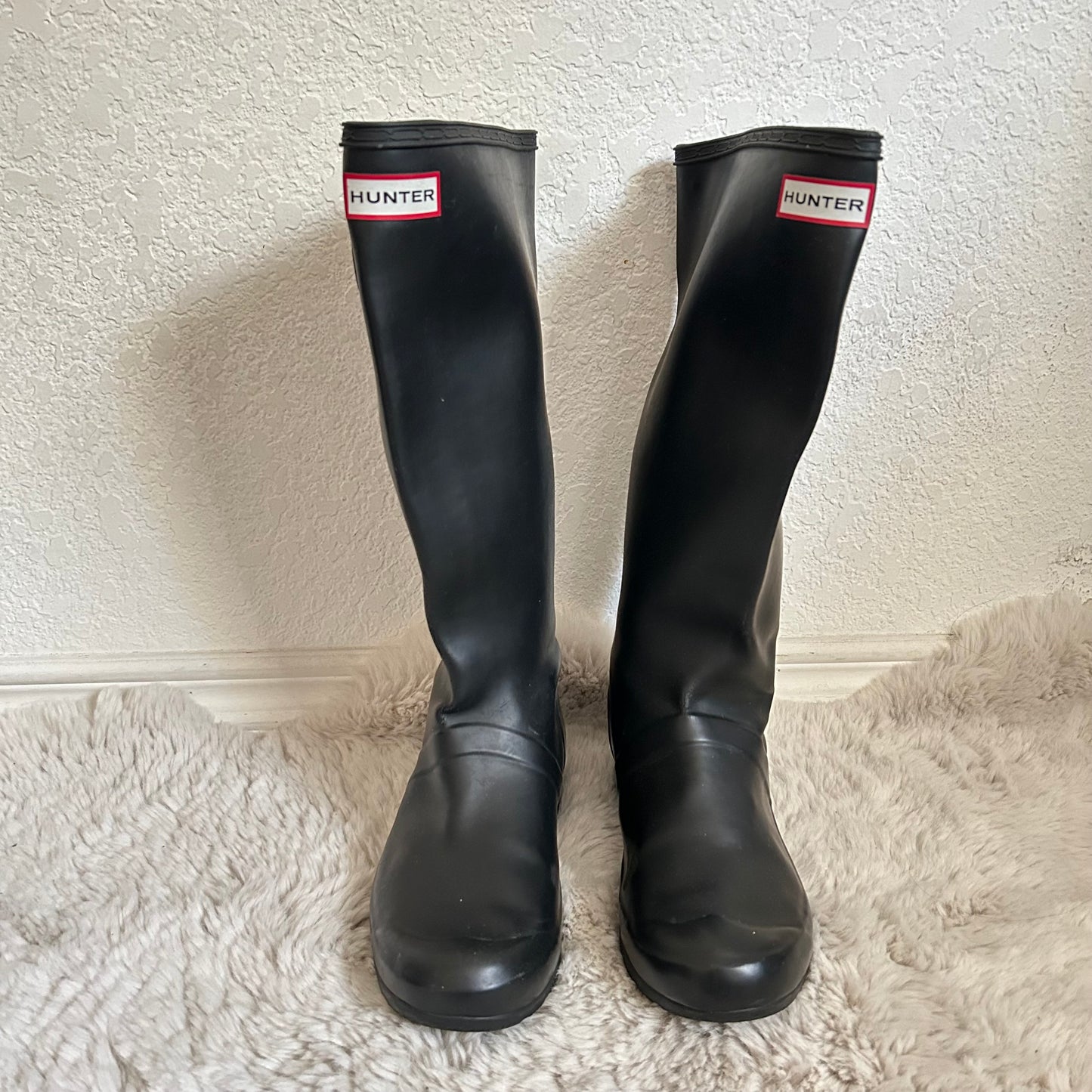 Black Tall Rain Boots