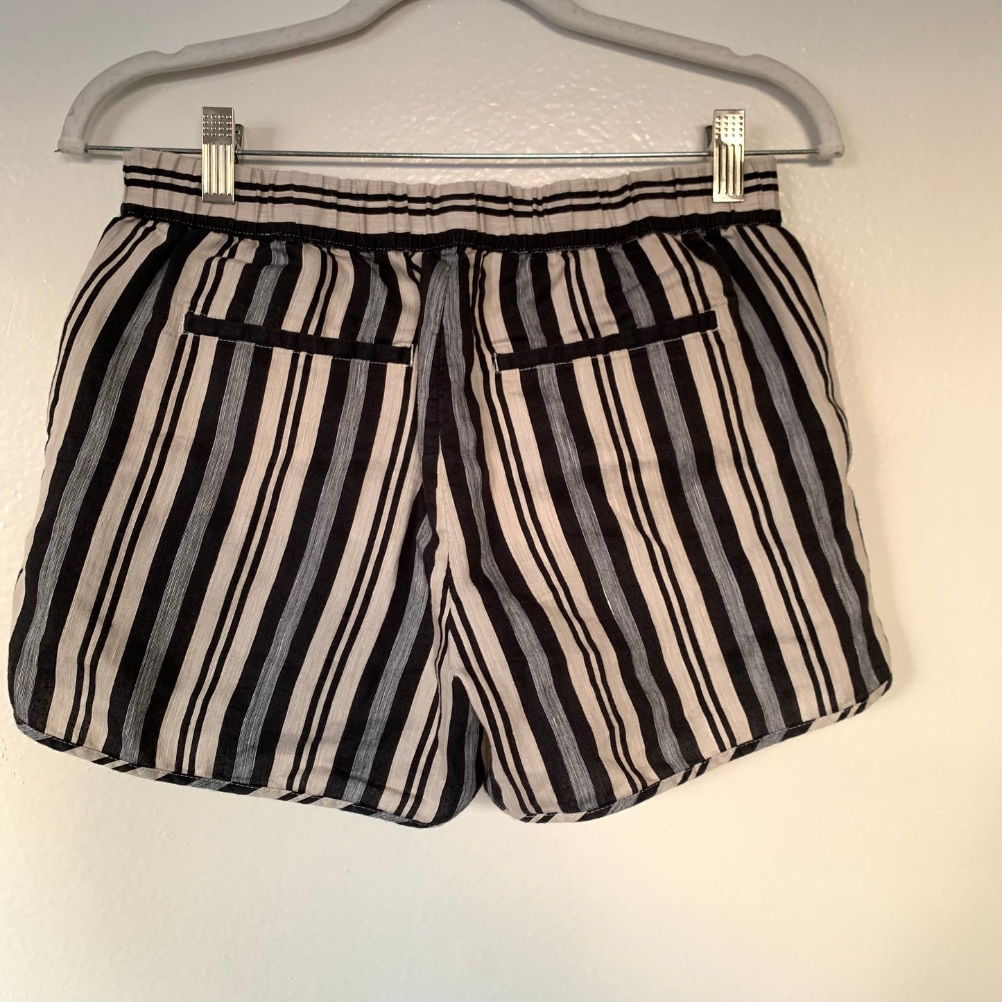Linen Blend Evelyn Striped Shorts