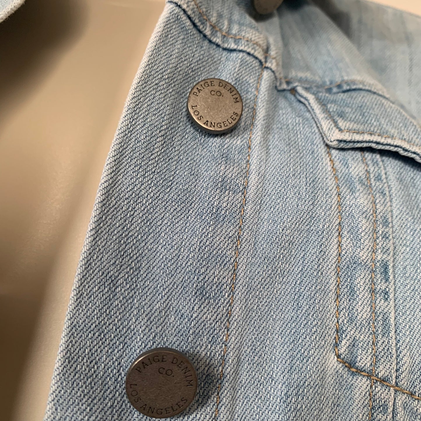 Denim Medium Light Blue Trucker Jacket