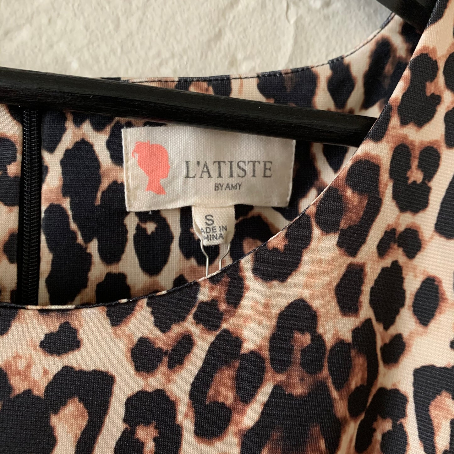 Leopard Print Skater Mini Dress