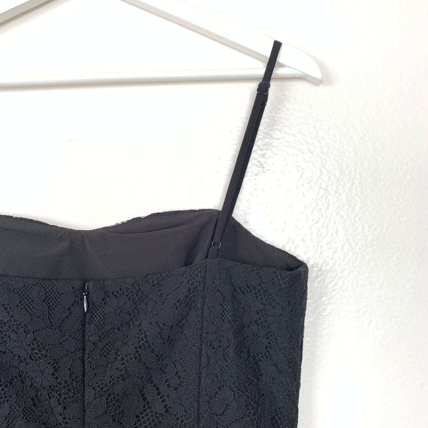 Black Lace Sheath Mini Dress