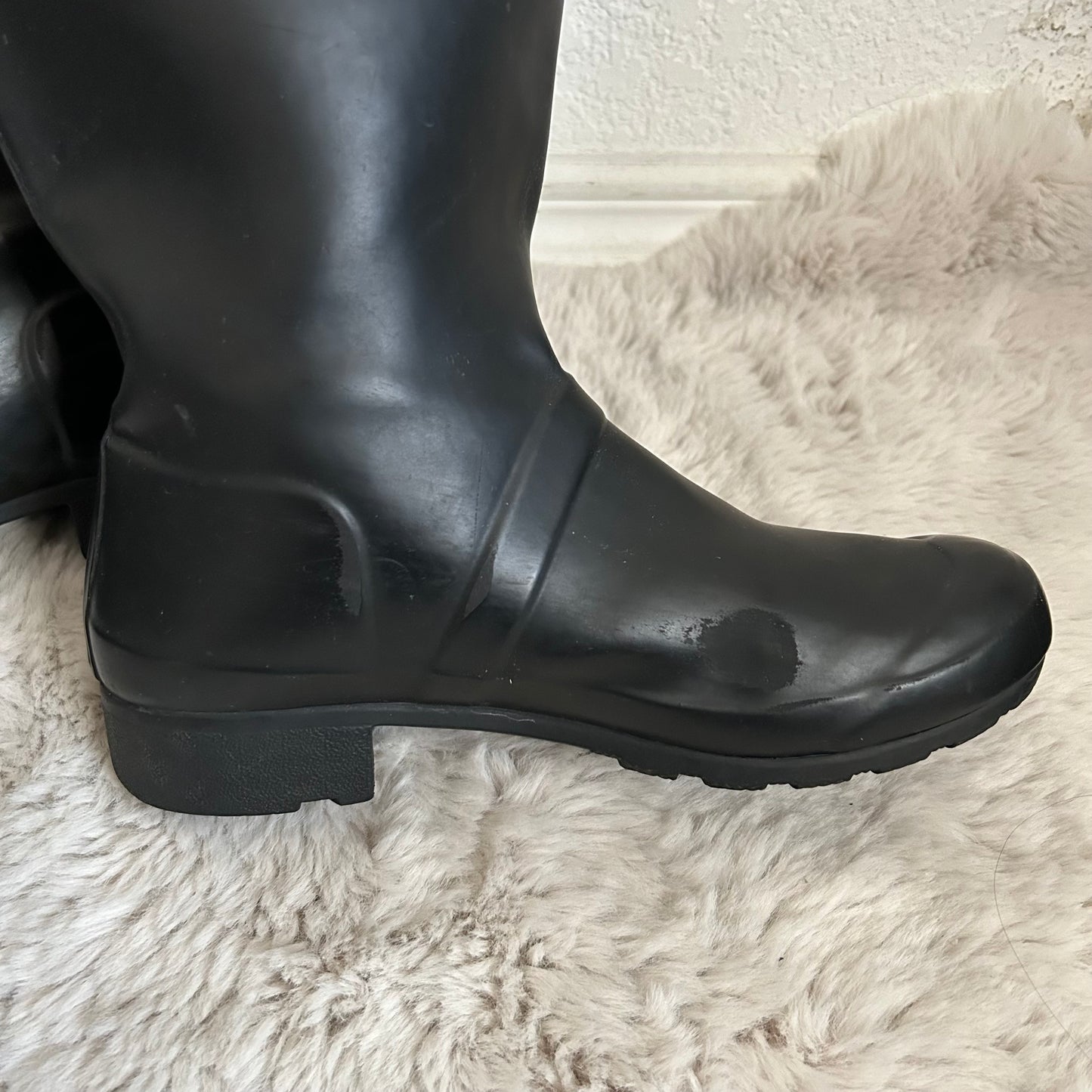 Black Tall Rain Boots