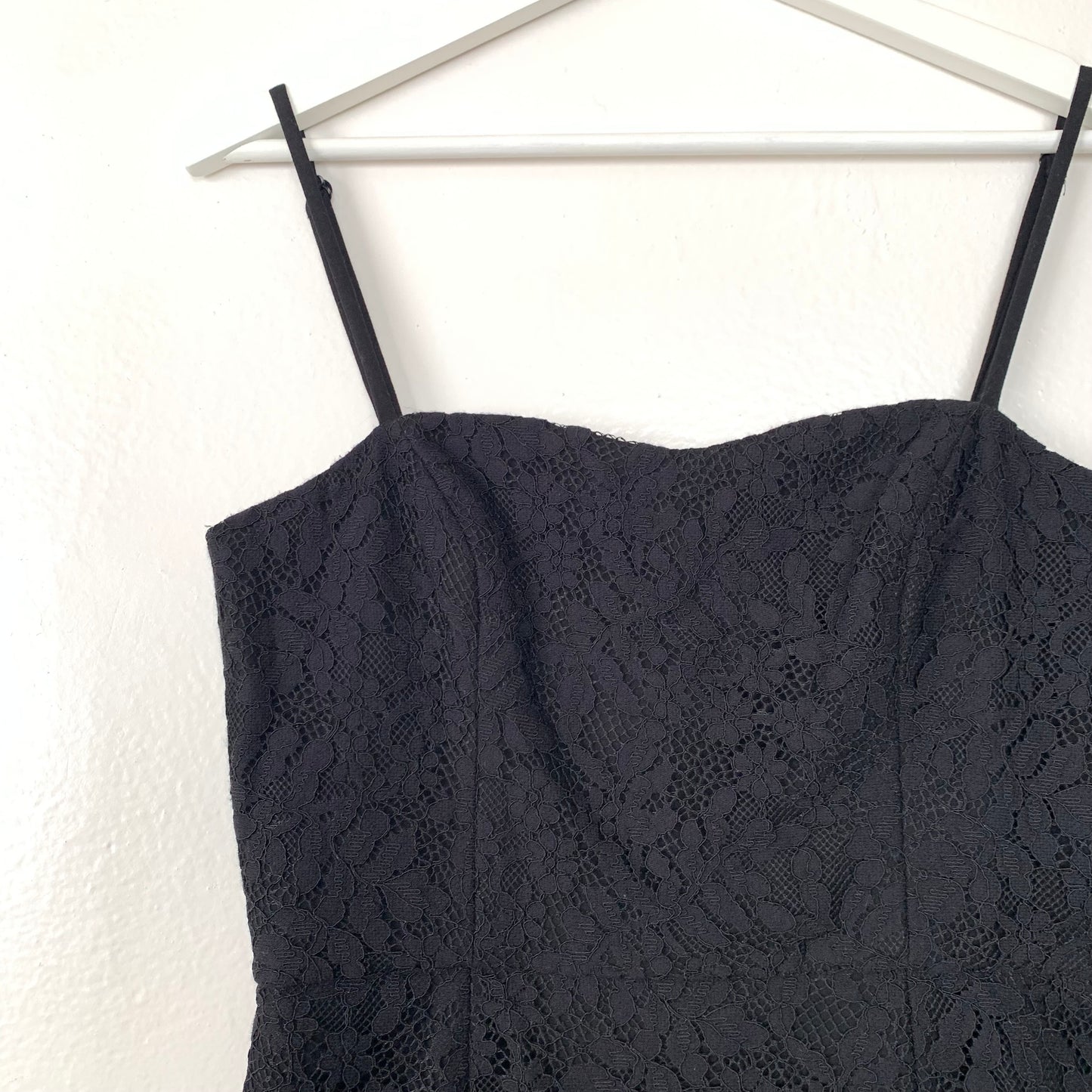 Black Lace Sheath Mini Dress