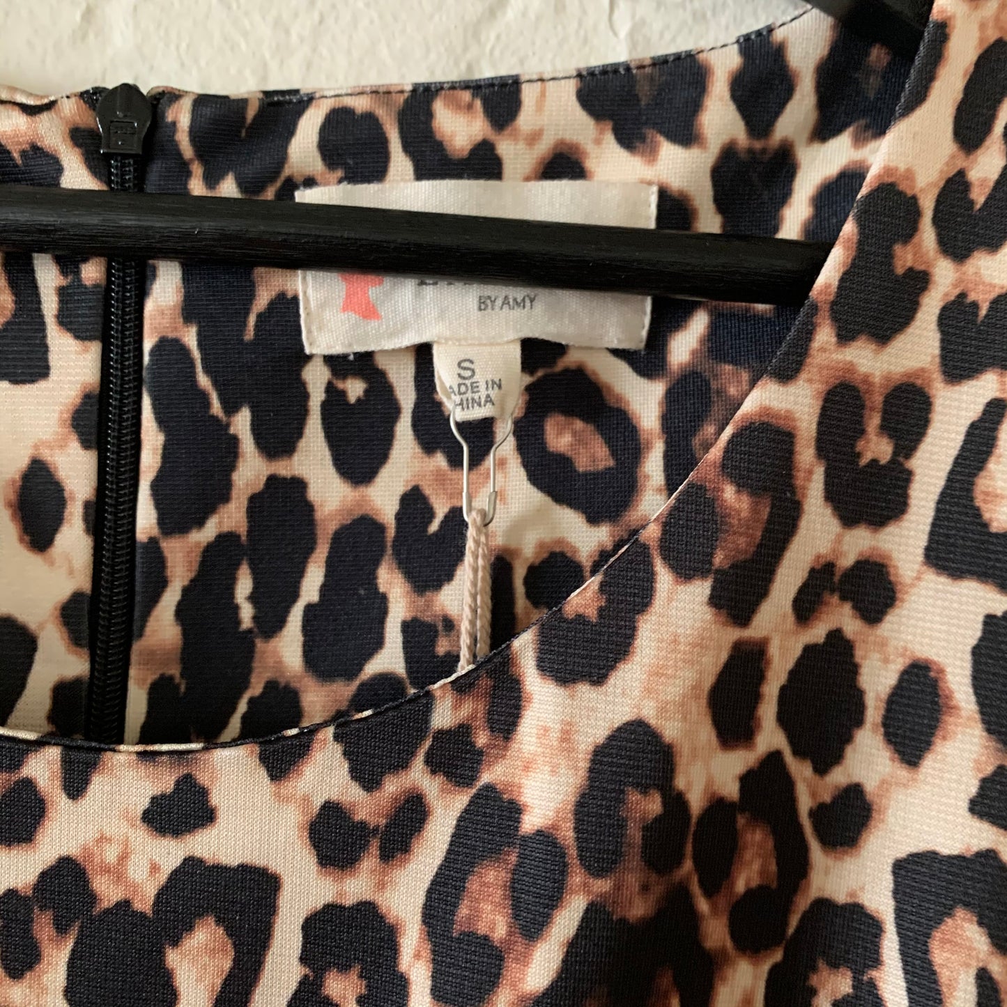 Leopard Print Skater Mini Dress