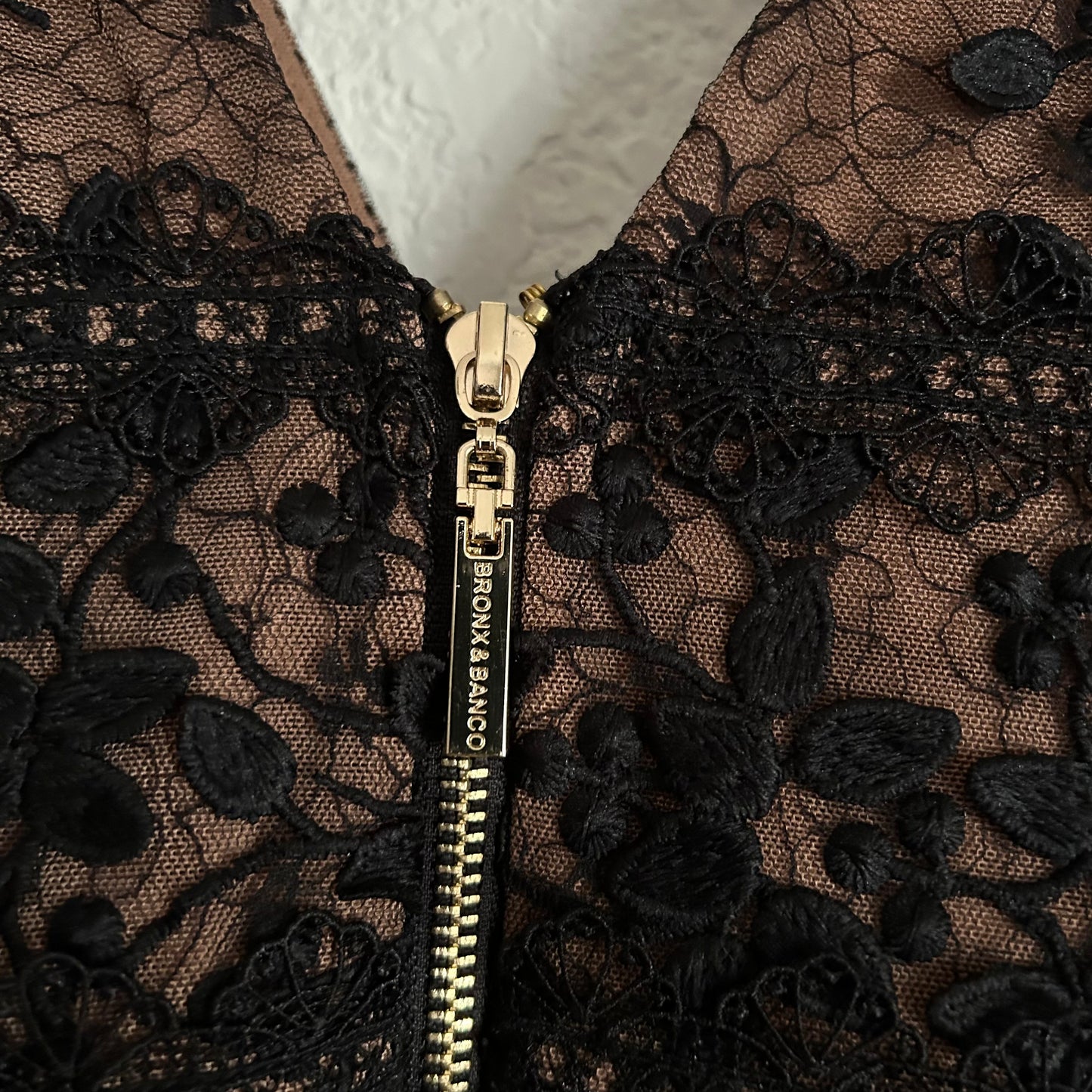 Megan Maxi Dress In Black Lace Tulle