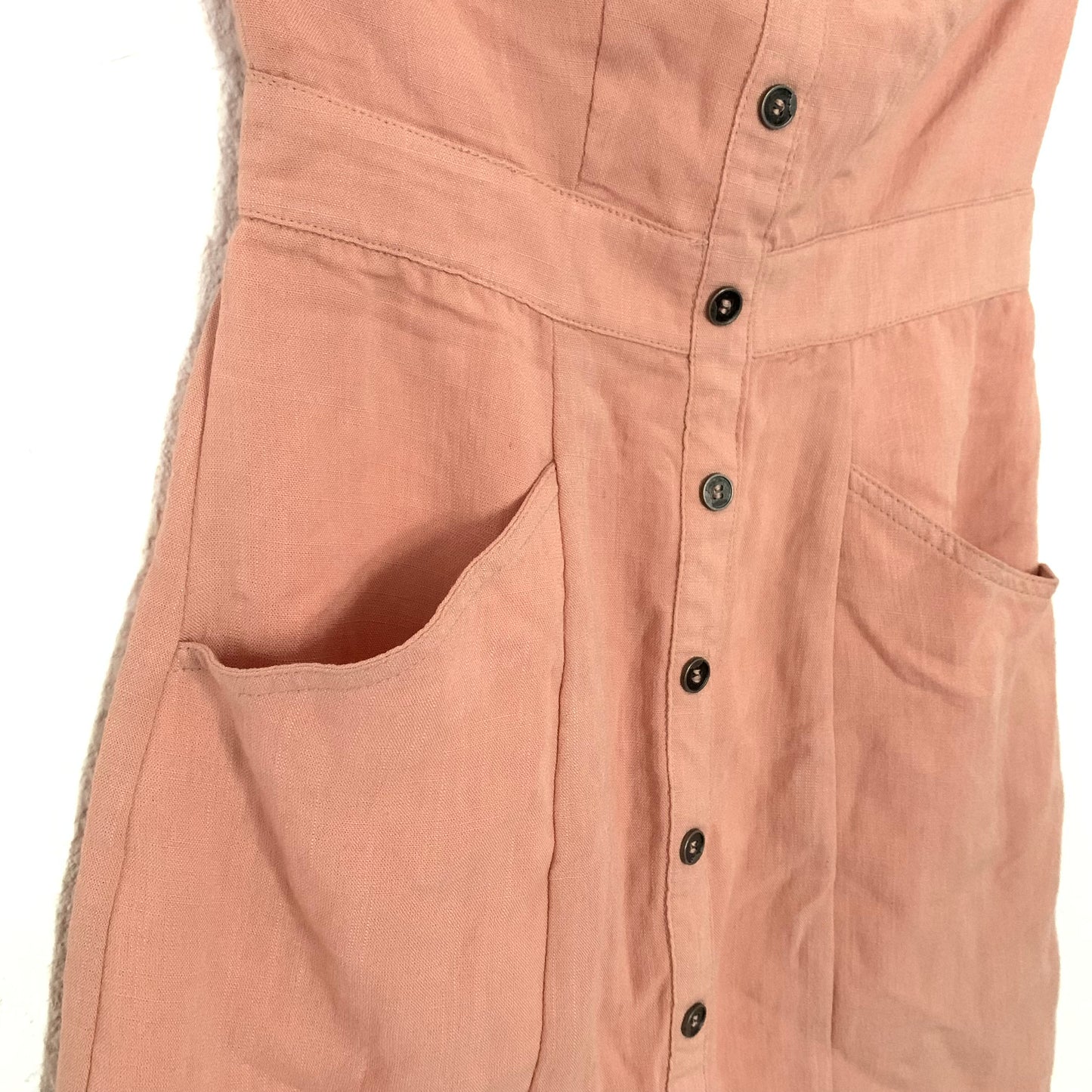 Make You Mine Peach Orange Strapless Mini Dress