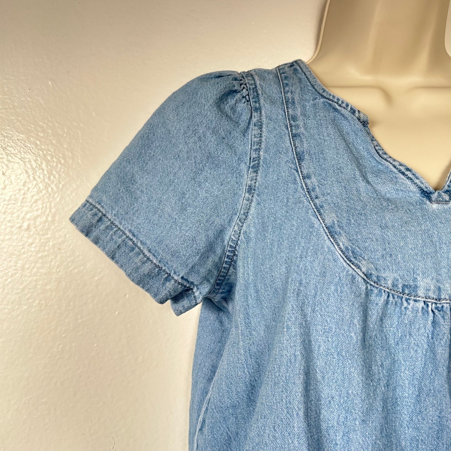 Denim Swing Dress in Newsome Wash Jean Blue