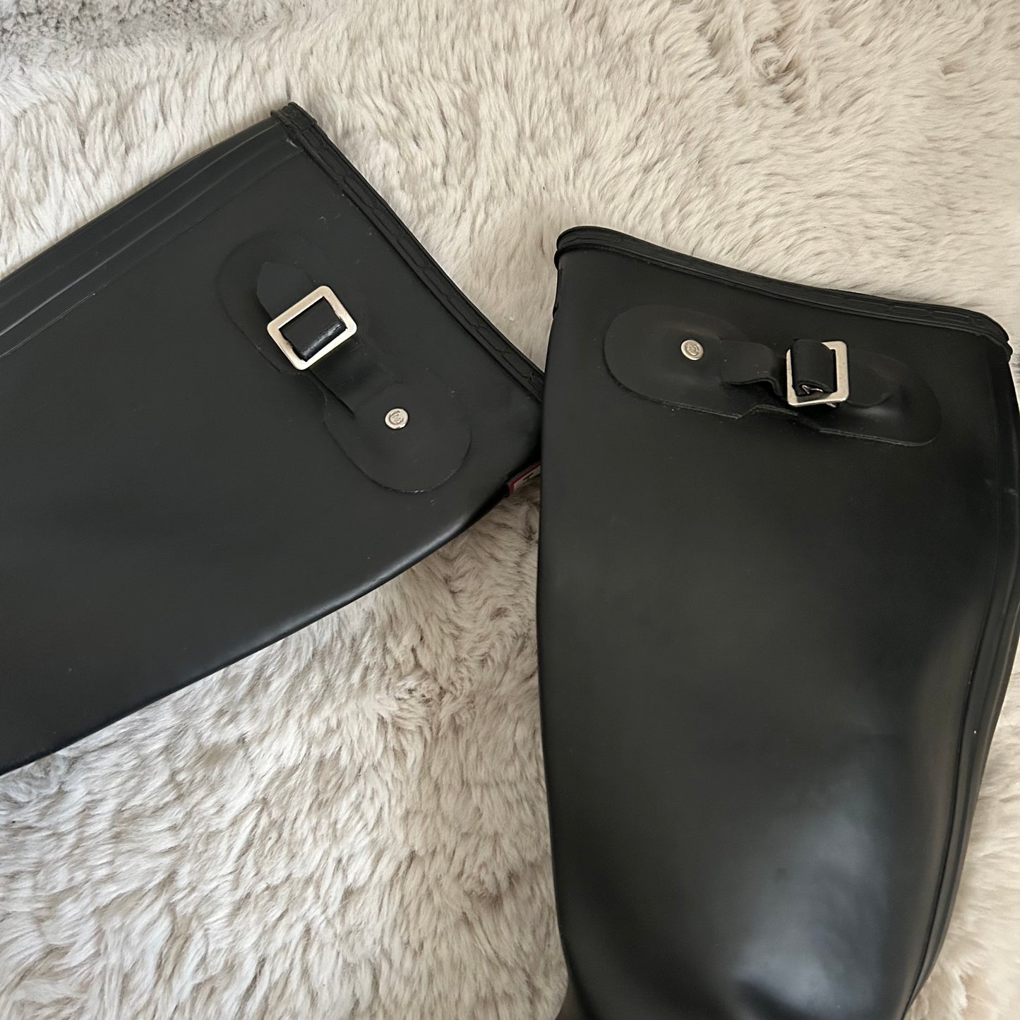 Black Tall Rain Boots
