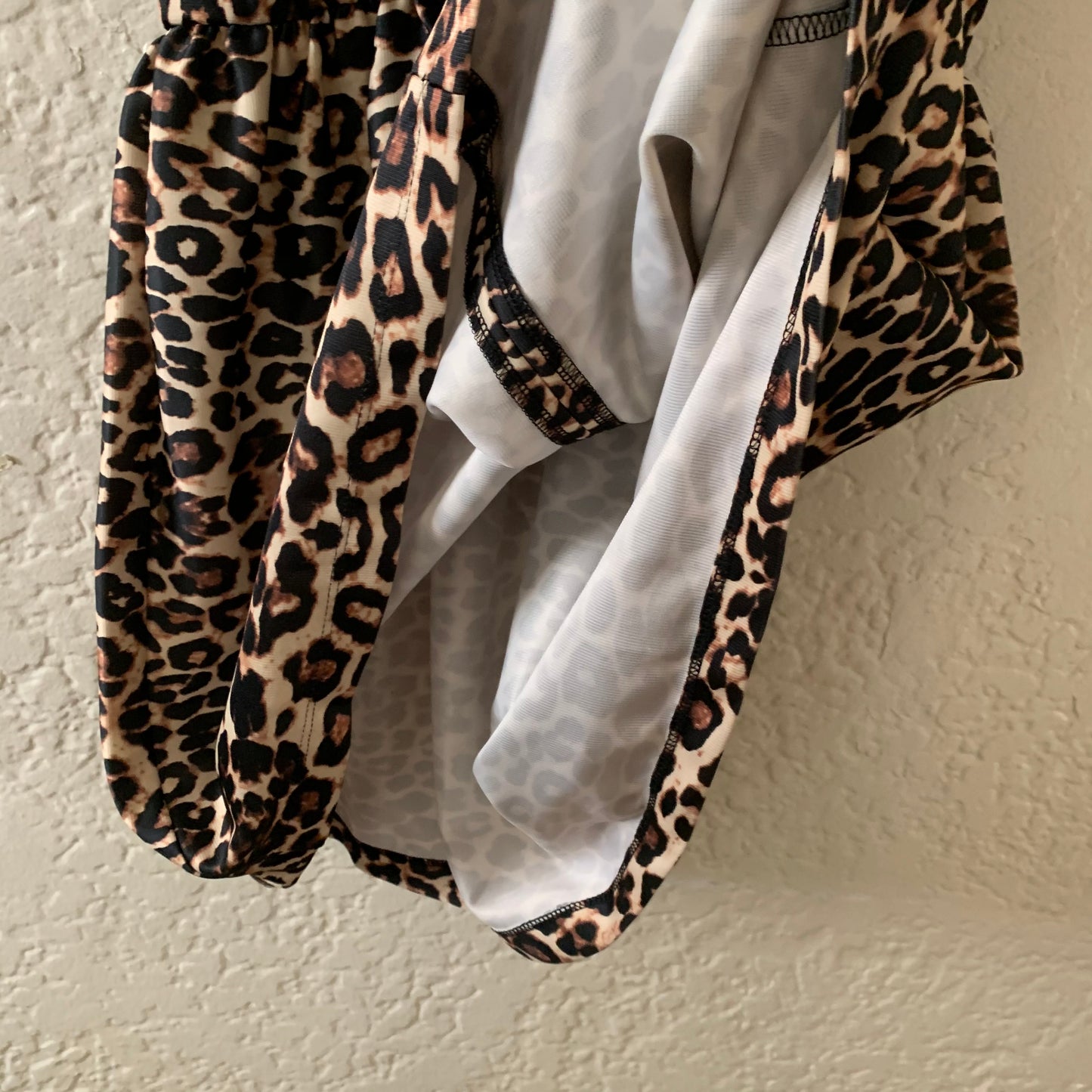 Leopard Print Skater Mini Dress