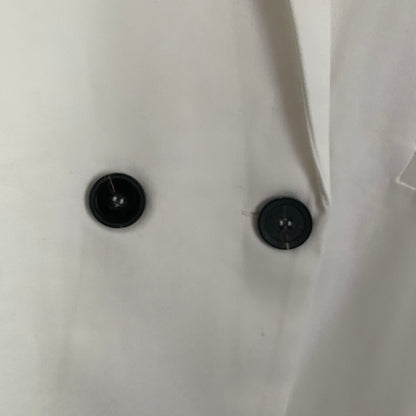 Imani White Oversized Blazer Double Breasted