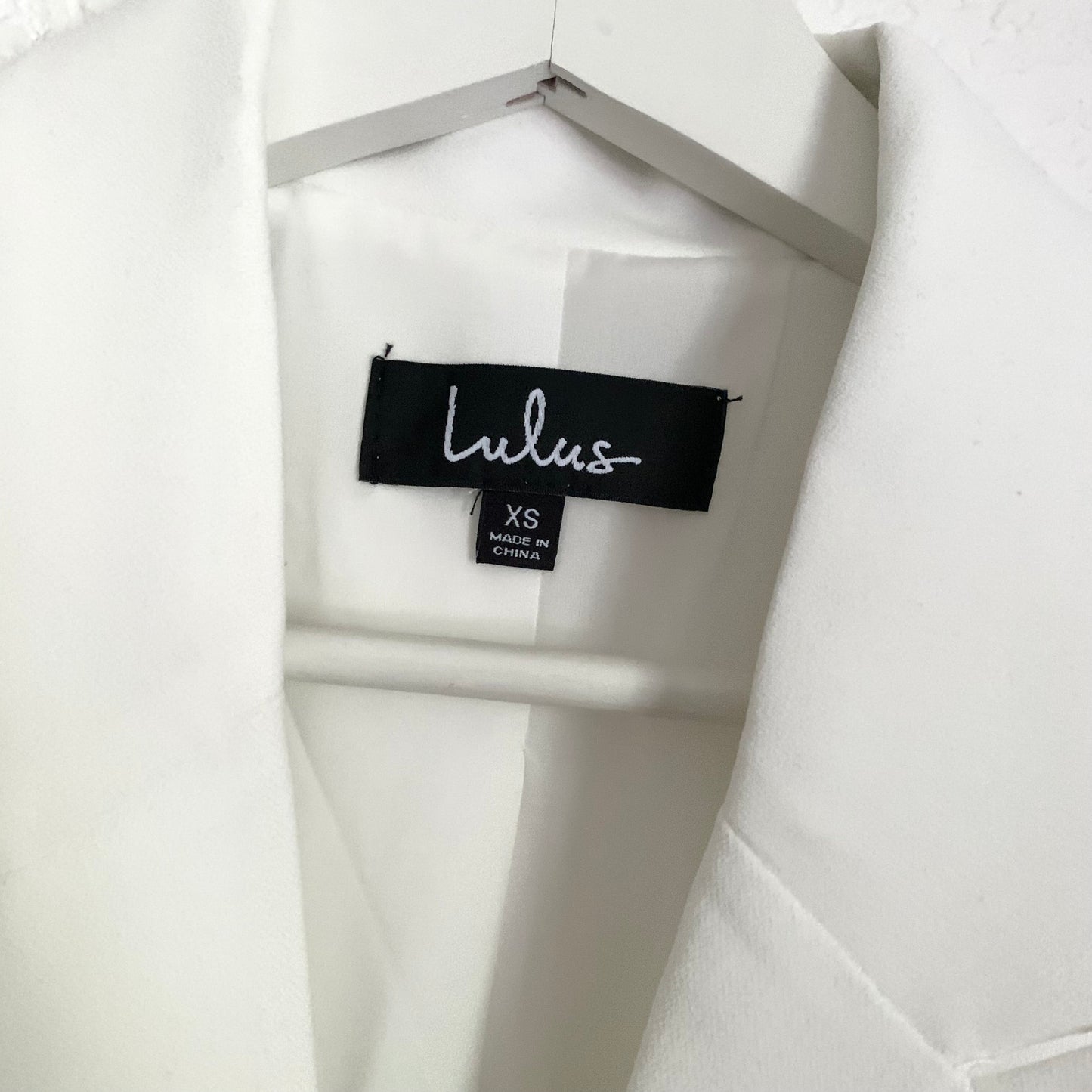 Imani White Oversized Blazer Double Breasted