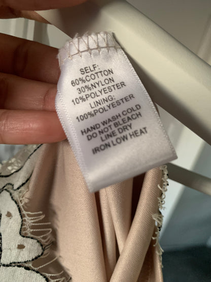 Delicate Darling Beige and Ivory Lace Bodycon Dress