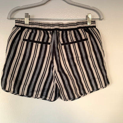 Linen Blend Evelyn Striped Shorts