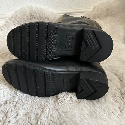 Black Tall Rain Boots