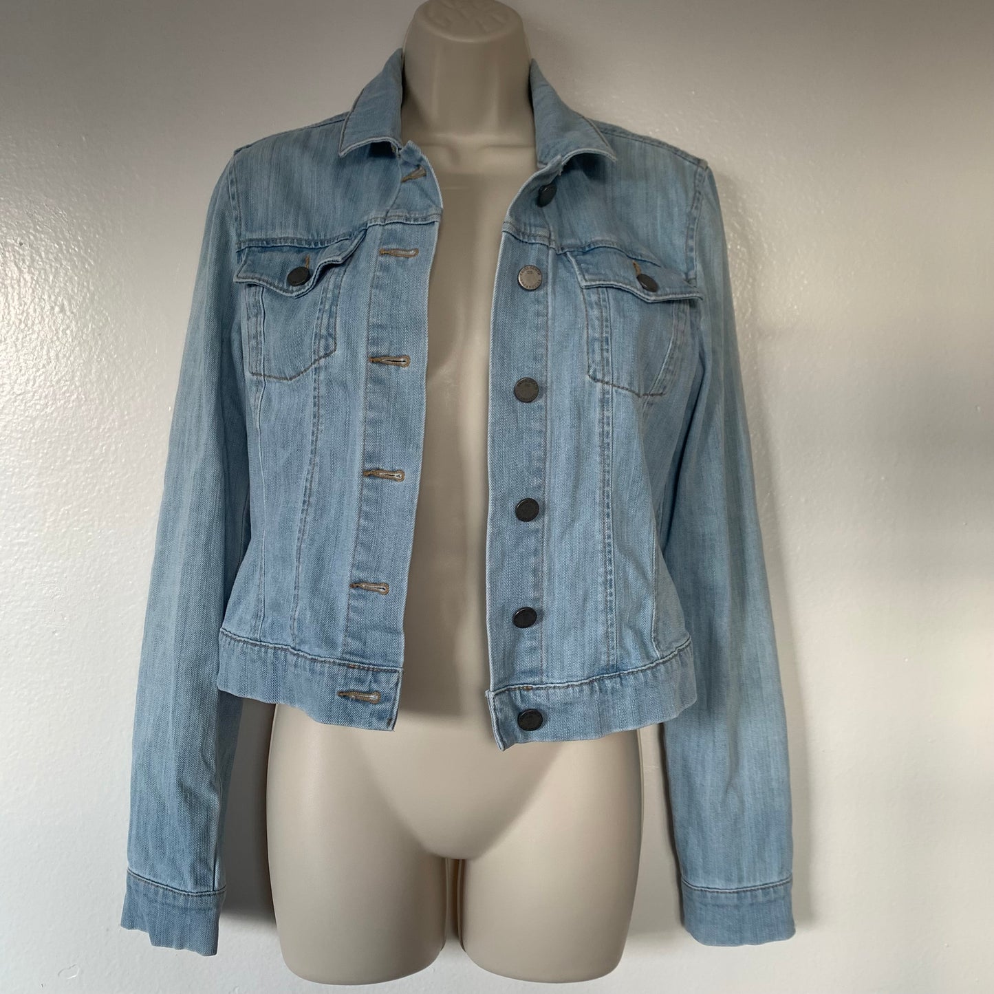 Denim Medium Light Blue Trucker Jacket