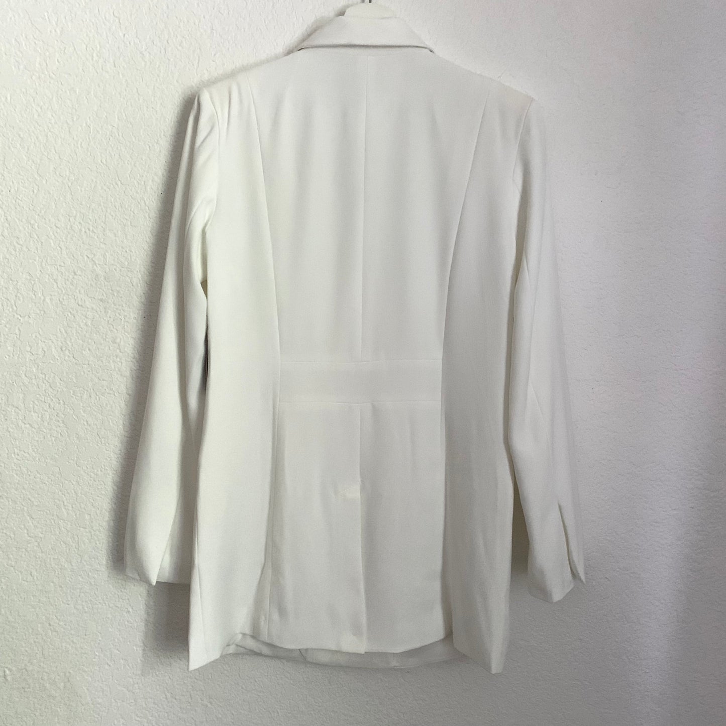 Imani White Oversized Blazer Double Breasted
