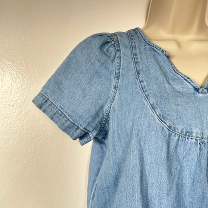 Denim Swing Dress in Newsome Wash Jean Blue